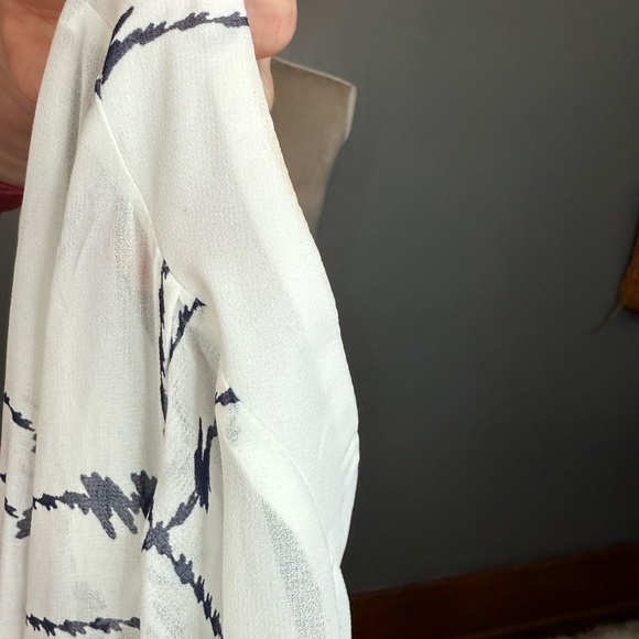 Halogen Plaid Chiffon Blouse - Picture 6 of 6